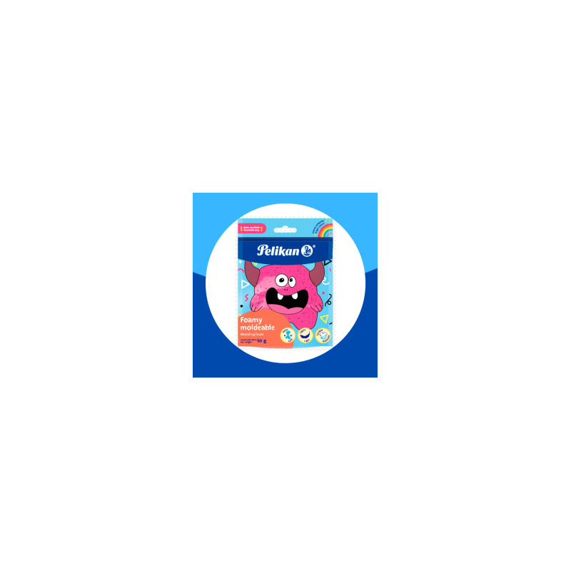 FOAMY MOLDEABLE PELIKAN 50GRS ROSA