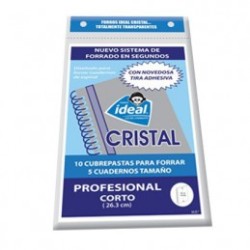 FORRO VINYL IDEAL CRISTAL PROFESIONAL (CORTO) TAPA ADHESIVA