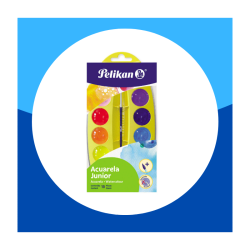 ACUARELAS JUNIOR PELIKAN 12PZ