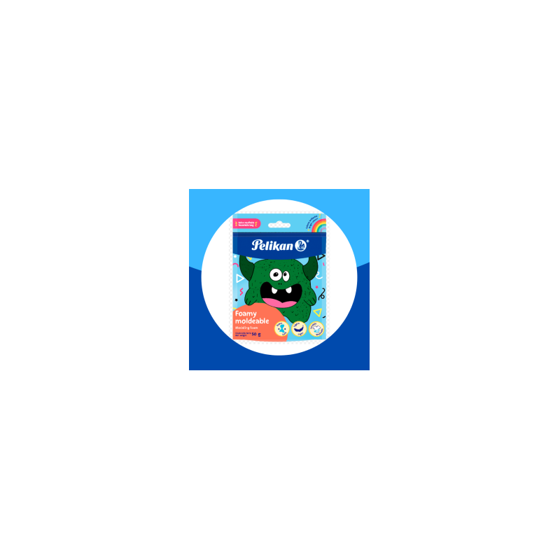 FOAMY MOLDEABLE PELIKAN 50GRS VERDE OBSCURO