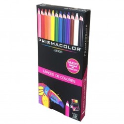 COLORES DE MADERA PRISMACOLOR JUNIOR 12PZ