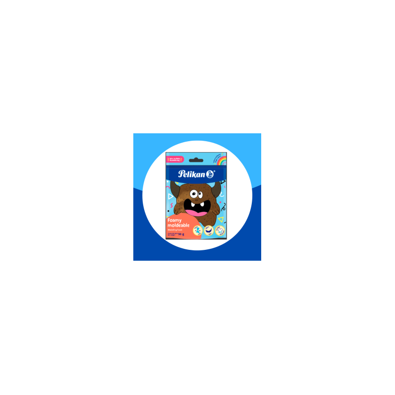 FOAMY MOLDEABLE PELIKAN 50GRS CAFE