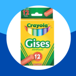 GISES COLORES CRAYOLA 12PZ COMPRIMIDO