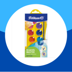 ACUARELAS MASTER PELIKAN CON 12PZ DE COLORES