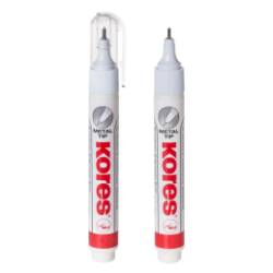 LAPIZ CORRECTOR KORES TIPO PLUMA METAL TIP 8ML