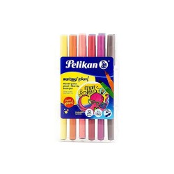 PLUMIN MARKANA PINCEL PELIKAN 12COLORES