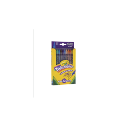 LÁPICES DE COLORES CON 12 PZ LARGOS REDONDOS TWISTEABLES CRAYOLA