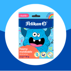 FOAMY MOLDEABLE PELIKAN 50GRS AZUL CLARO