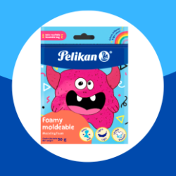FOAMY MOLDEABLE PELIKAN 50GRS MAGENTA