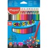 LAPICES DE COLORES MAPED DE MADERA 36 PIEZAS CARTON