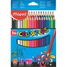 LAPICES DE COLORES MAPED DE MADERA 36 PIEZAS CARTON