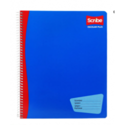 CUADERNO PROFESIONAL SCRIBE ESPIRAL 100H C7MM CLASICO