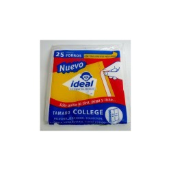 FORRO IDEAL COLLEGE 25.3CMS CAL 400 CON ADHESIVO