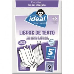 FORROS IDEAL LIBROS DE TEXTO 5 AÑO CON 9PZ