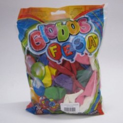 GLOBO ESTANDAR No 9 SURTIDO 100PZ