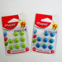 IMANES MAPED REDONDO 10MM BLISTER CON 8PZ