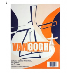 CARTULINA OPALINA VAN GOGH CARTA BLANCA 100H 225GR