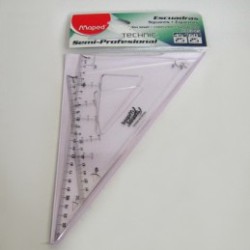 JUEGO DE ESCUADRAS MAPED C/GRADUACION SEMI PROFESIONAL25CM MAPED