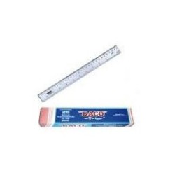 REGLA TRANSPARENTE BACO 30CMS R 5030