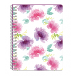 CUADERNO PROFESIONAL ESPIRAL DOBLE 100H C7MM FLORAL PRINTAFORM