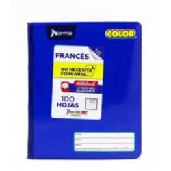 CUADERNO FRANCES NORMA COLOR 360o 100H C 5MM