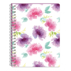 CUADERNO PROFESIONAL ESPIRAL DOBLE 100H RAYA FLORAL PRINTAFORM
