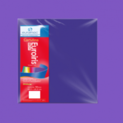 CARTULINA IRIS MATE 50X65CMS AZUL ULTRA EUROMAC