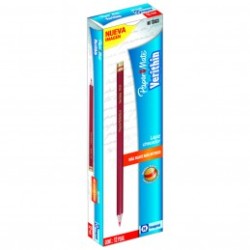 LAPIZ DE COLOR HEXAGONAL ROJO VERITHIN