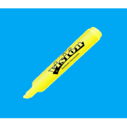 MARCADOR RESALTADOR AZOR PUNTA CINCEL AMARILLO VISTA VISION