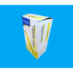 MARCADOR RESALTADOR AZOR PUNTA CINCEL AMARILLO VISTA VISION