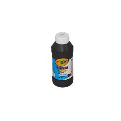 PINTURAS TEMPERA LAVABLE NEGRA 237ML