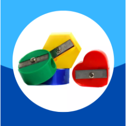 SACAPUNTAS DE PLASTICO ESCOLAR DELTA