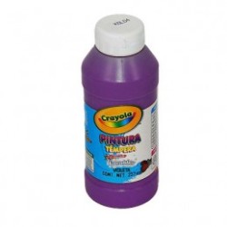 PINTURAS TEMPERA LAVABLE COLOR VIOLETA 237ML