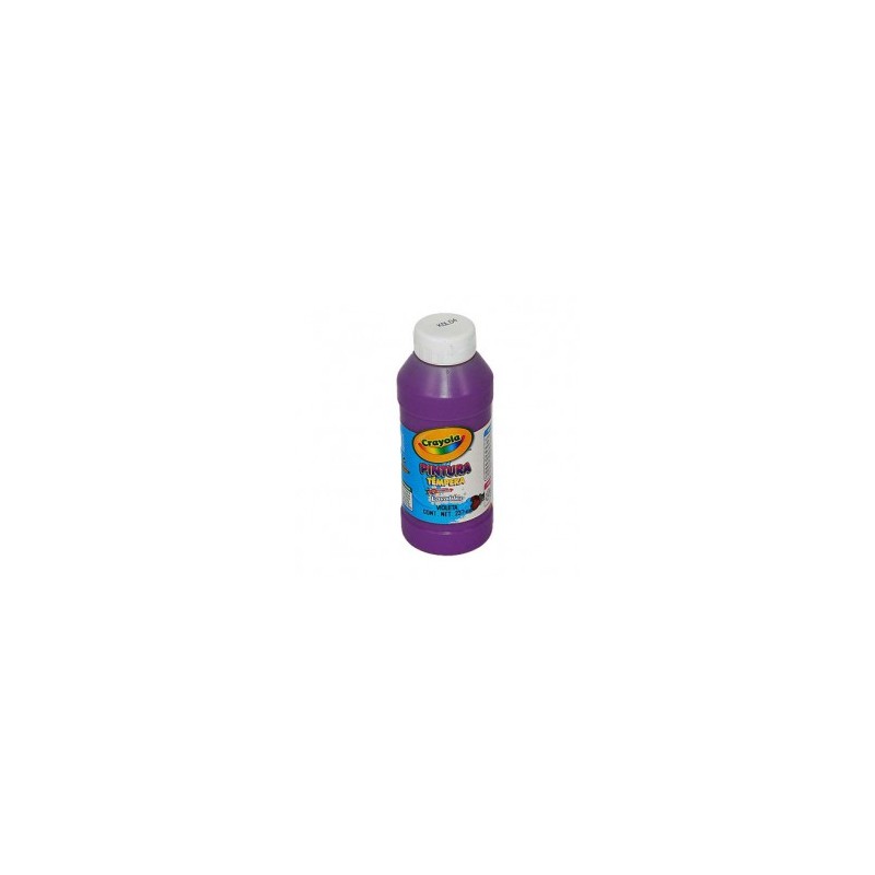 PINTURAS TEMPERA LAVABLE COLOR VIOLETA 237ML
