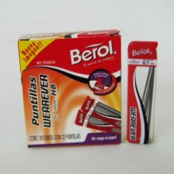 PUNTILLAS MINAS DE 0.5MM BEROL