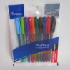 BOLIGRAFO AZOR PIN POINT PUNTO FINO 0.7mm 10PZ COLORES