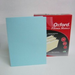 FOLDER DE CARTULINA OFICIO AZUL OXFORD