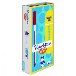 BOLIGRAFO PUNTO MEDIANO ROJO KILOMETRICO 100