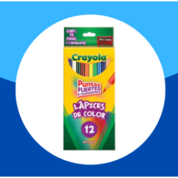COLORES DE MADERA CRAYOLA 12CLS LARGOS