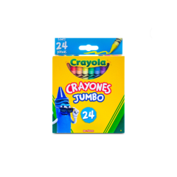 CRAYONES JUMBO CRAYOLA CON 24 COLORES
