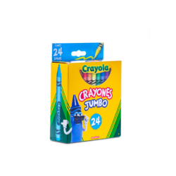CRAYONES JUMBO CRAYOLA CON 24 COLORES