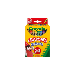 CRAYONES DELGADOS CRAYOLA CON 24 COLORES