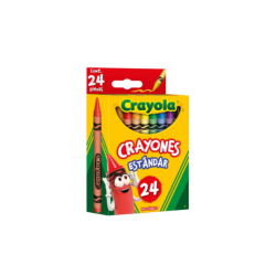CRAYONES DELGADOS CRAYOLA CON 24 COLORES