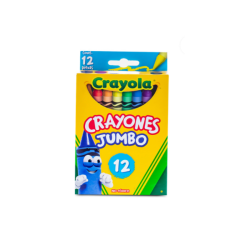 CRAYONES JUMBO CRAYOLA 12COLORES