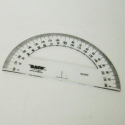 TRANSPORTADOR BACO 180o DE 15CMS T115200