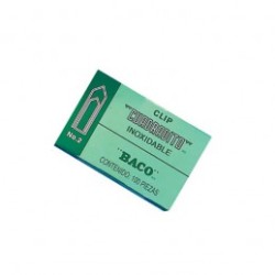 CLIP CUADRADITO No.2 100PZ BACO