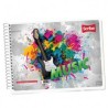 CUADERNO ITALIANO SCRIBE C7MM ESPIRAL 100H MEGA
