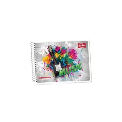 CUADERNO ITALIANO SCRIBE C7MM ESPIRAL 100H MEGA