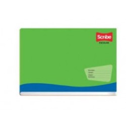 CUADERNO ITALIANO SCRIBE ENGRAPADO 100H BLANCO CLASICO