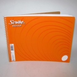 CUADERNO DE DIBUJO SCRIBE MARQUILLA 10HOJAS BLANCO ESCOLAR 32X24CMS